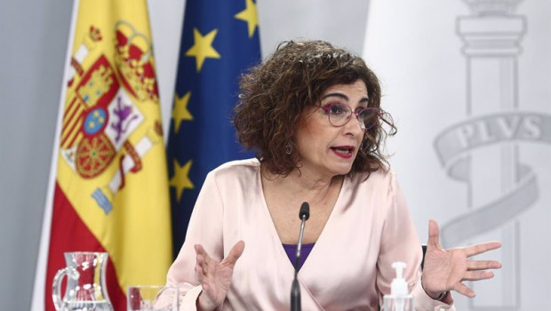 ep la ministra portavoz del gobierno maria jesus montero en rueda de prensa posterior al consejo de