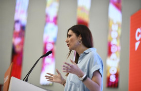 ep la portavoz nacional de ciudadanos lorena roldan en rueda de prensa tras una reunion del comite