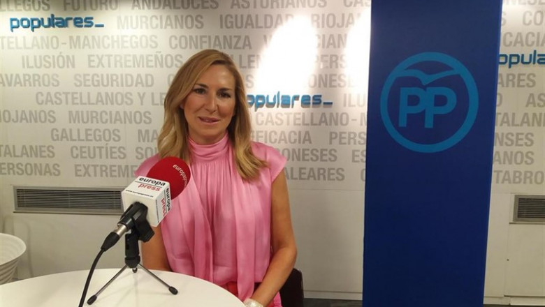 La presidenta del PP en Navarra y nueva vicesecretaria de Organización del Partido Popular, Ana Beltrán, durante una entrevista para Europa Press. | EUROPA PRESS ep la presidenta del pp en navarra y nueva vicesecretaria de organizacion del partido popular ana
