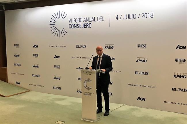 El presidente de KPMG en España, Hilario Albarracín, en el IV Foro del Consejero | KPMG ESPAÑA ep presidentekpmgespana hilario albarracin eniv foroconsejero
