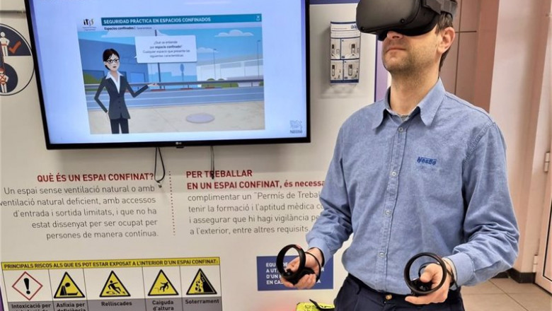 Un persona utiliza el modelo de Virtual Training Center de Nestlé | NESTLÉ ep un persona utiliza el modelo de virtual training center de nestle