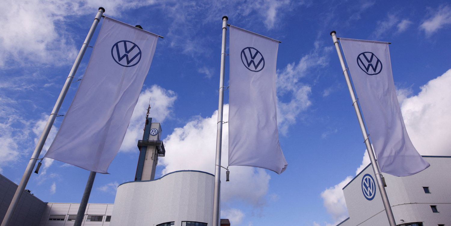 vue de l usine du constructeur automobile allemand volkswagen a osnabruck allemagne 