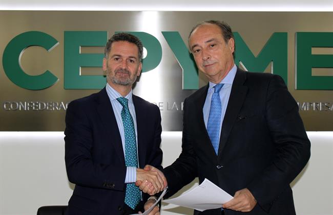 Alfonso Calderón (Iberdrola) y Alberto González-Ruiz (Cepyme) | IBERDROLA - CEPYME ep alfonso calderon iberdrola y alberto gonzalez-ruiz cepyme