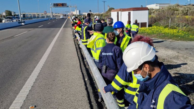 ep archivo   concentracion de los trabajadores de navantia puerto real en una imagen de archivo