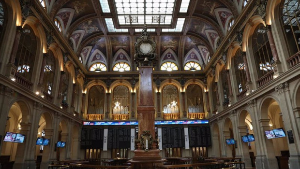 ep archivo   interior del palacio de la bolsa a 21 de octubre de 2021 en madrid espana