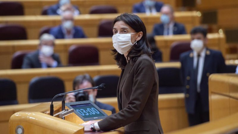 ep archivo   la presidenta del senado pilar llop interviene durante una sesion de control al