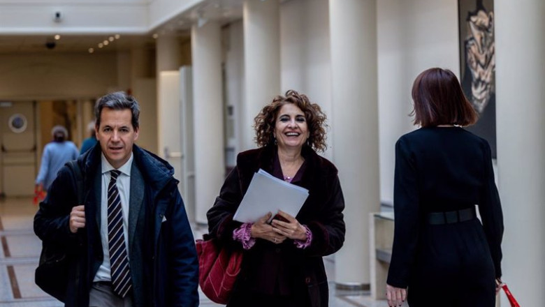 ep archivo la vicepresidenta primera y ministra de hacienda maria jesus montero a su llegada a una ep archivo la vicepresidenta primera y ministra de hacienda maria jesus montero a su llegada a una