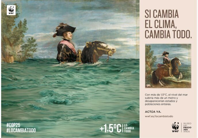 ep cartel de la campana que llevan a cabo wwf y el museo del prado ep cartel de la campana que llevan a cabo wwf y el museo del prado