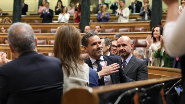 ep el portavoz y vicesecretario de cultura y deporte del pp borja semper durante una sesion de