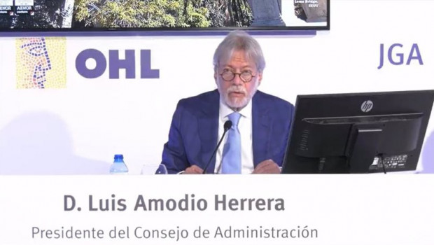 ep el presidente de ohl luis amodio en la junta de accionistas de 2021