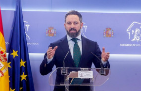 ep el presidente de vox santiago abascal en rueda de prensa en el congreso de los diputados tras su ep el presidente de vox santiago abascal en rueda de prensa en el congreso de los diputados tras su