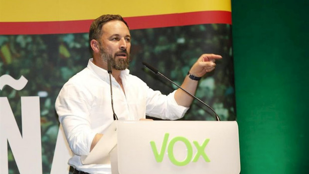 ep el presidente de vox santiago abascal protagoniza un acto publico en el palacio de congresos de