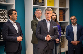 ep el presidente del partido popular alberto nunez feijoo este jueves en pontevedra