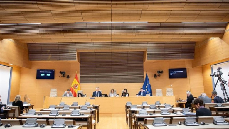 ep el secretario de estado david lucas durante su participacion en la comision de vivienda del
