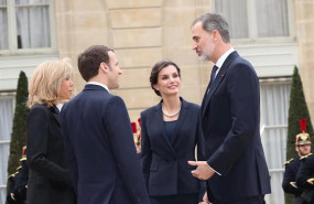ep en paris los reyes felipe vi 1d y letizia 2d y el presidente de francia emmanuel macron 2i y su ep en paris los reyes felipe vi 1d y letizia 2d y el presidente de francia emmanuel macron 2i y su