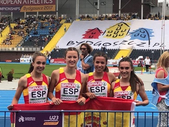 ep equipo espanol4x100 femeninoeuropeoatletismo
