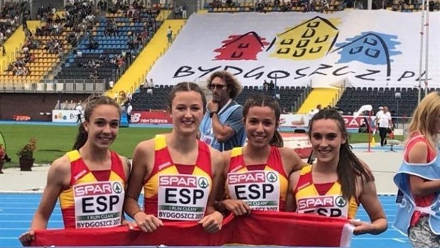ep equipo espanol4x100 femeninoeuropeoatletismo