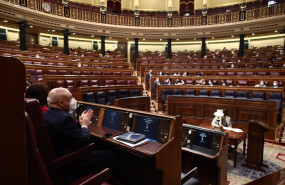 ep imagen del pleno del congreso con el secretario general del grupo socialista en el congreso