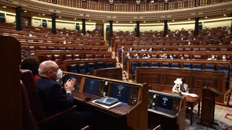ep imagen del pleno del congreso con el secretario general del grupo socialista en el congreso