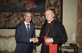 ep inigo urkullu y el secretario de estado el cardenal pietro parolin