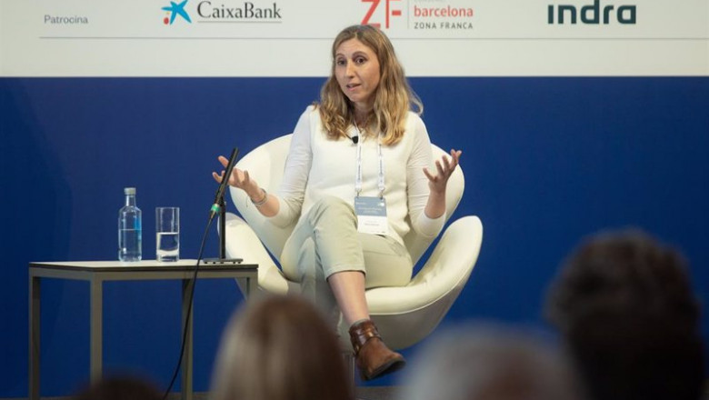 ep la ceo de vilynx elisenda bou durante su intervencion en la sesion innovacion digital y empresa
