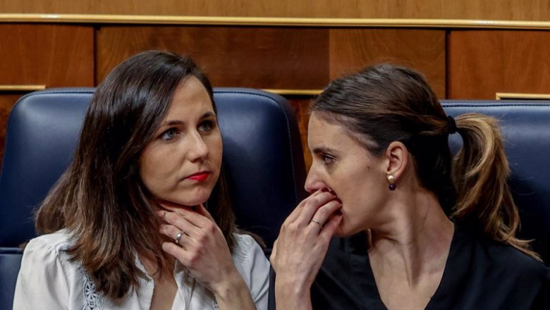 ep la ministra de derechos sociales y agenda 2030 ione belarra i y la ministra de igualdad irene ep la ministra de derechos sociales y agenda 2030 ione belarra i y la ministra de igualdad irene