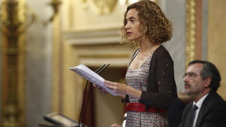 La presidenta del Congreso de los Diputados, Meritxell Batet, durante el homenaje que cada 27 de junio rinde el Congreso de los Diputados a las víctimas del terrorismo. | Eduardo Parra - Europa Press ep la presidentacongresolos diputados meritxell batet durantehomenajecada 27junio rindecongresolos diputadoslas victimasterrorismo
