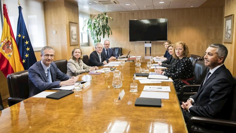 Los miembros de la Autoridad Macroprudencial (Amcesfi) en su primera reunión | MINISTERIO DE ECONOMIA - Archivo ep los miembros de la autoridad macroprudencial amcesfi en su primera reunion