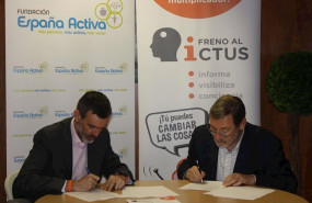 ep los presidentes del freno al ictus julio agredano y de la fundacion espana activa jaime