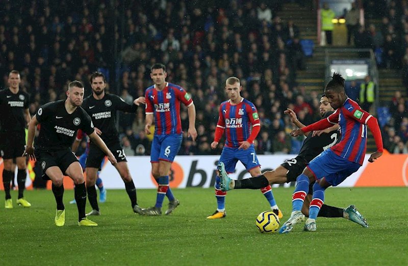 ep partido de premier entre el crystal palace y el brighton and hove albion