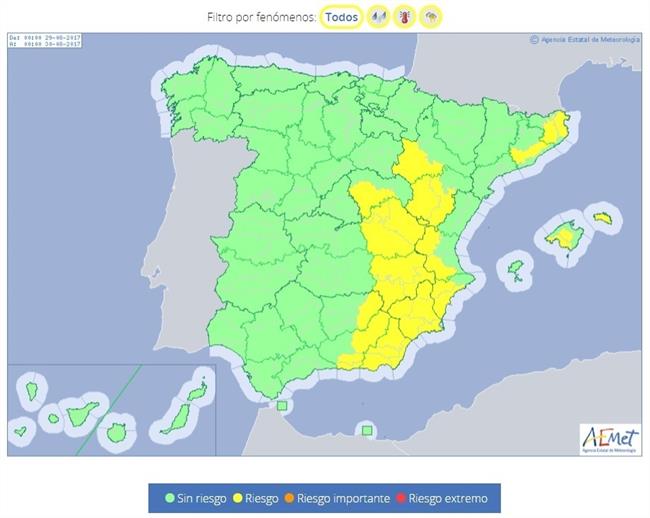 Tiempo en España | AEMET ep tiempoespana 20170828143302