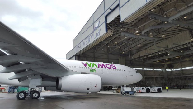 ep archivo   avion de wamos air filial de grupo wamos
