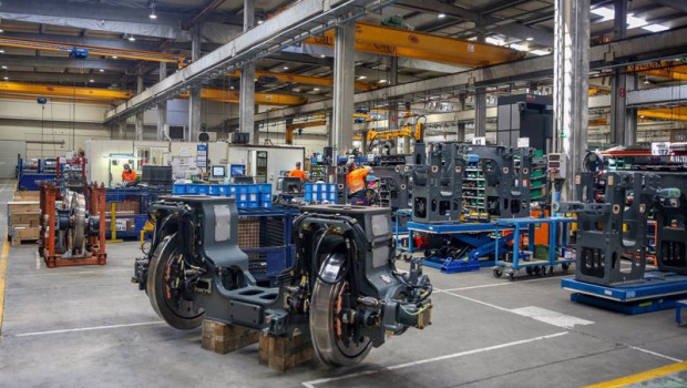 ep archivo   trabajadores en la factoria de talgo a 9 de julio de 2021 en las rozas madrid