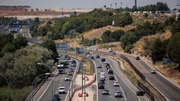 ep archivo   varios vehiculos en la autovia a3 a 24 de julio de 2024 en madrid