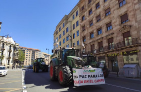 ep archivo   video tractores y 30 vehiculos piden en salamanca que ayudas de la pac sean para los