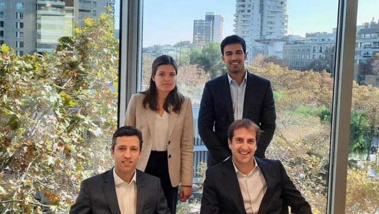 Arriba, Blanca Gorri y Eduardo Llopis, asociados de la gestora Trea, y abajo, Ignacio Déez y Martin Monreal, socios. | TREA DIRECT LENDING ep arriba blanca gorri y eduardo llopis asociados de la gestora trea y abajo ignacio deez y martin