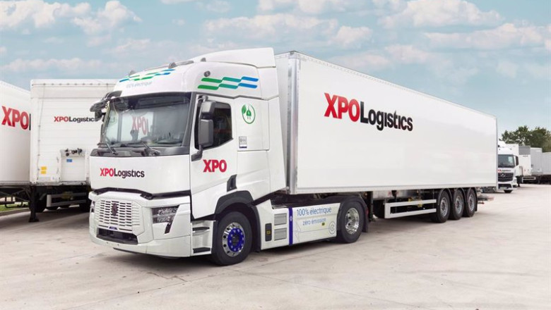 Camión eléctrico de XPO Logistics. | XPO ep camion electrico de xpo logistics