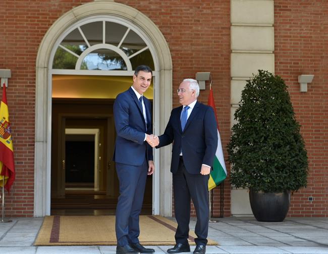 Ceniceros saluda a Pedro Sánchez | GOBIERNO DE LA RIOJA ep ceniceros saludapedro sanchez
