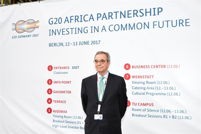 D. César Alierta - G20 Africa Conference Berlin 2017 | HENRIK ANDREE ep d cesar alierta - g20 africa conference berlin 2017