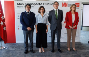 ep david perez la presidenta de la comunidad de madrid isabel diaz ayuso el presidente del distrito