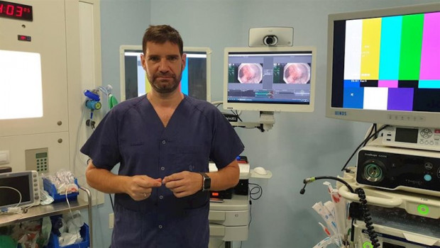 ep dr pedro roson con el software endoscopias quironsalud malaga
