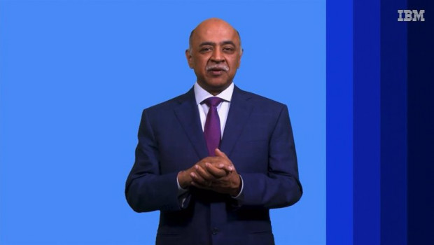 ep el consejero delegado de ibm arvind krishna durante una intervencion telematica en el mobile