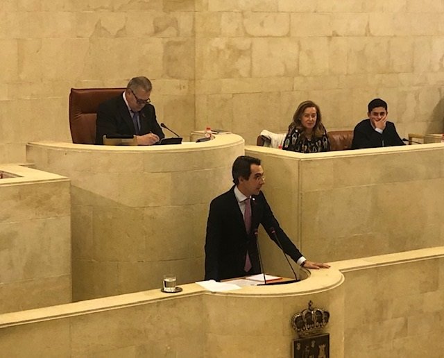 ep el diputado del grupo mixto-vox en el parlamento de cantabria armando blanco