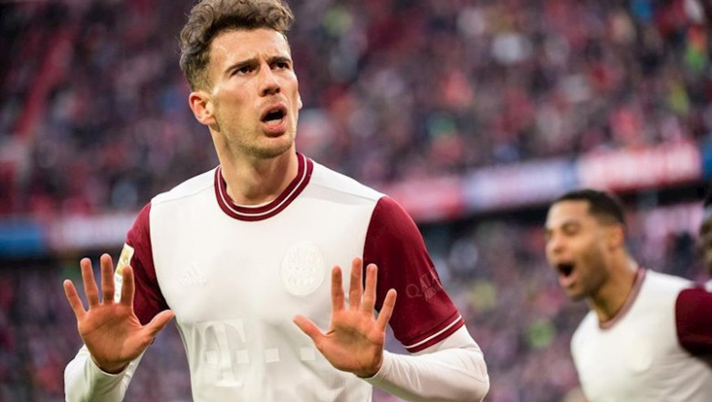 El jugador del Bayern Munich Leon Goretzka celebra un gol en la Bundesliga | Matthias Balk/dpa ep el jugador del bayern munich leon goretzka celebra un gol en la bundesliga
