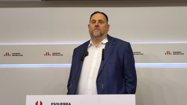 ep el lider de erc oriol junqueras en rueda de prensa
