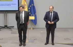 ep el ministro de inclusion seguridad social y migraciones jose luis escriva con los representantes