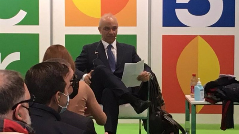 El presidente de Acogen, Rubén Hernando, en la feria Genera | ACOGEN ep el presidente de acogen ruben hernando en la feria genera