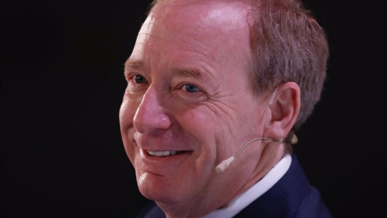ep el presidente de microsoft brad smith participa en un encuentro en el hotel the westin palace a