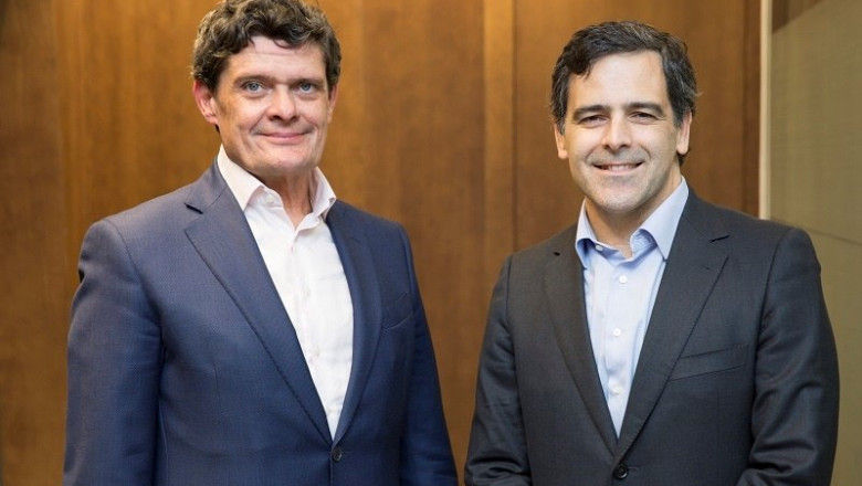 El presidente de Sareb, Jaime Echegoyen, y el futuro consejero delegado, Javier García del Río | SAREB - Archivo ep el presidente de sareb jaime echegoyen y el futuro consejero delegado javier garcia del rio