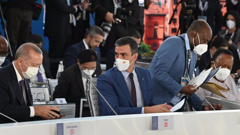 El presidente del Gobierno, Pedro Sánchez, durante la cumbre del G20. | Pool Moncloa/Borja Puig de la Bellacasa ep el presidente del gobierno pedro sanchez durante la cumbre del g20